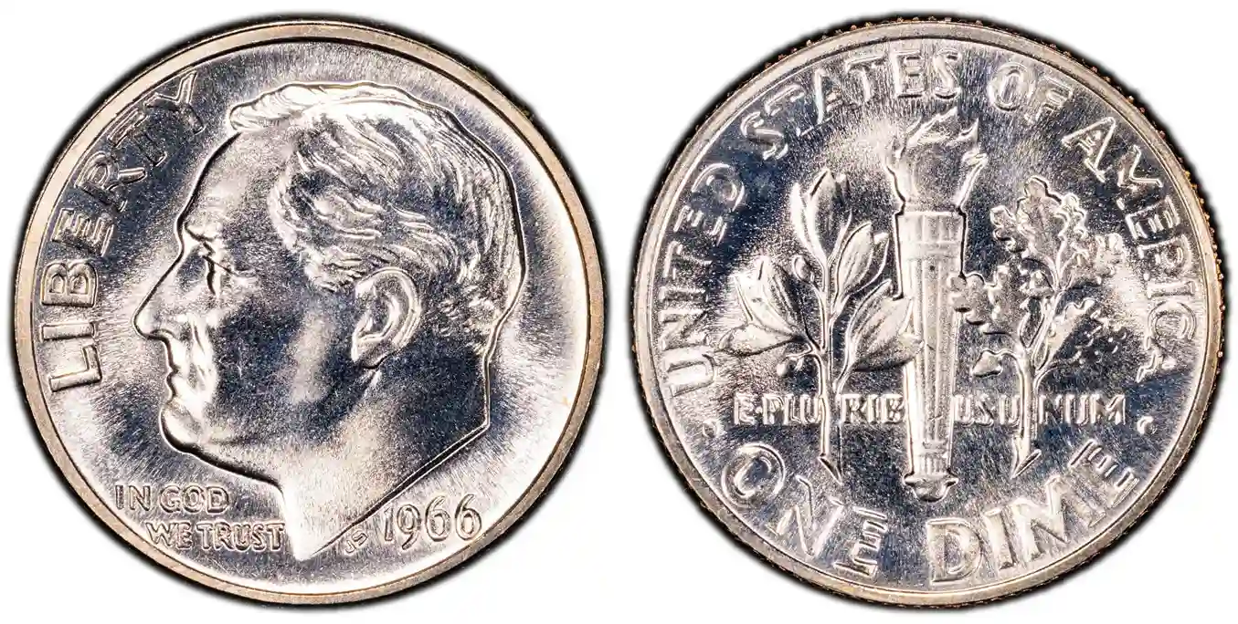 1966 10C 5 on Cheek